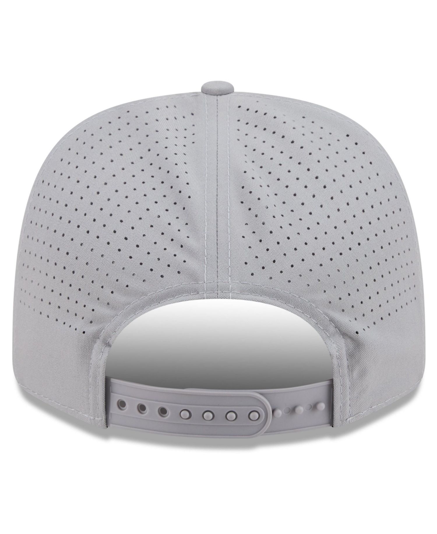 Men's Gray LA28 Perforated Rope 9SEVENTY Adjustable Hat