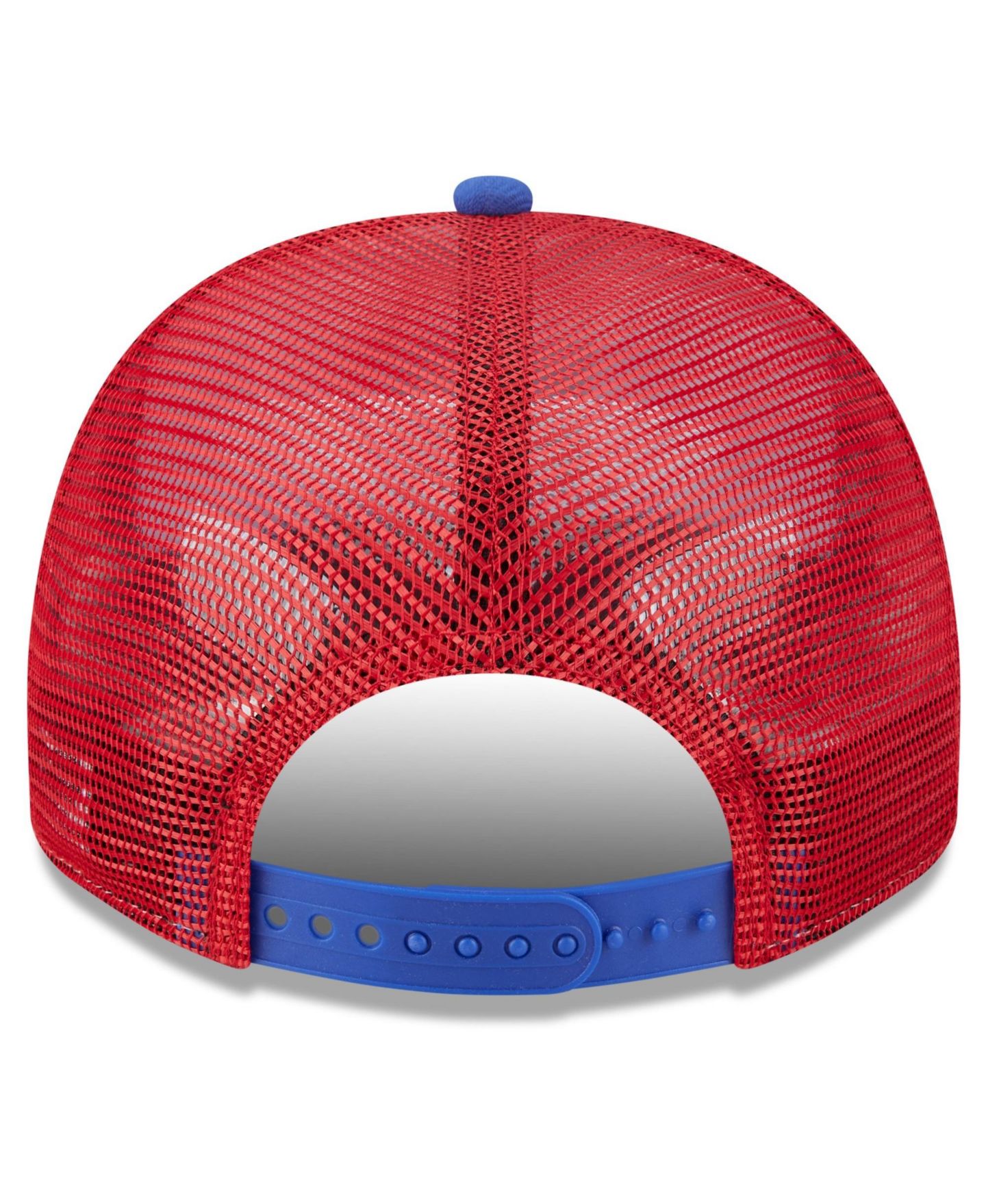 Мужская кепка New Era White/Red LA28 Summer Olympics Retro Stripe Rope A-Frame 9FIFTY Trucker Snapback Hat — фото 4