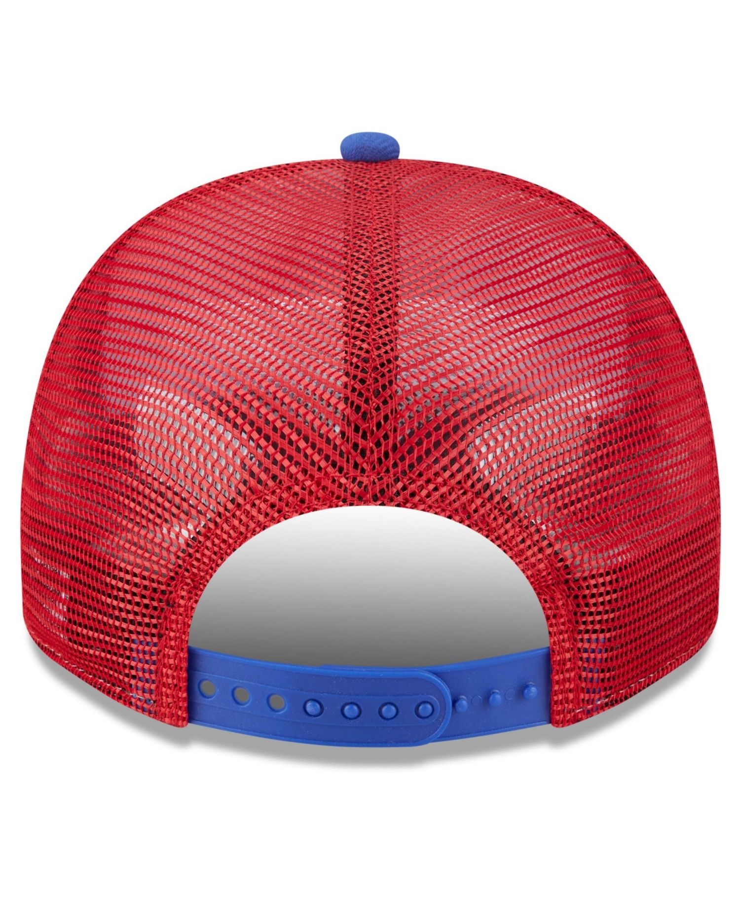 Men's White/Red LA28 Summer Olympics Retro Stripe Rope A-Frame 9FIFTY Trucker Snapback Hat