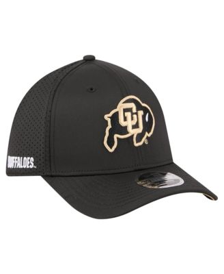 Men's  Black Colorado Buffaloes 39THIRTY M-Crown Stretch Hat