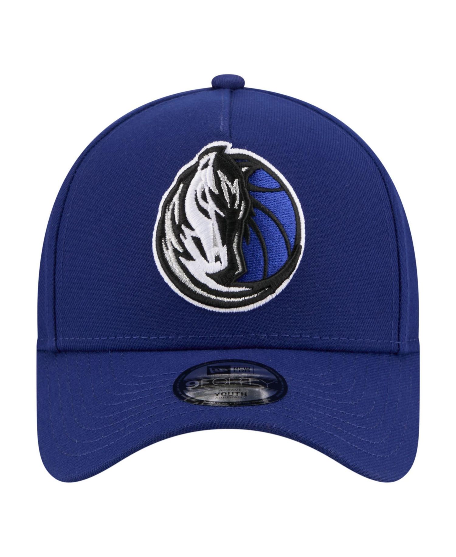 Big Boys and Girls Navy Dallas Mavericks 9FORTY A-Frame Adjustable Hat