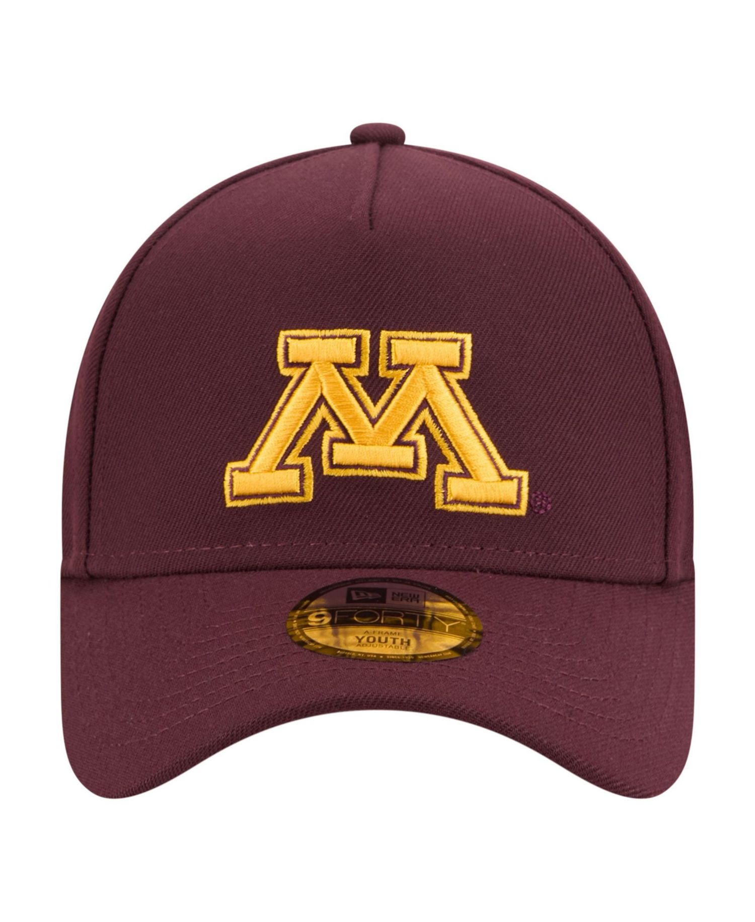 Big Boys and Girls Maroon Minnesota Golden Gophers 9FORTY A-Frame Adjustable Hat