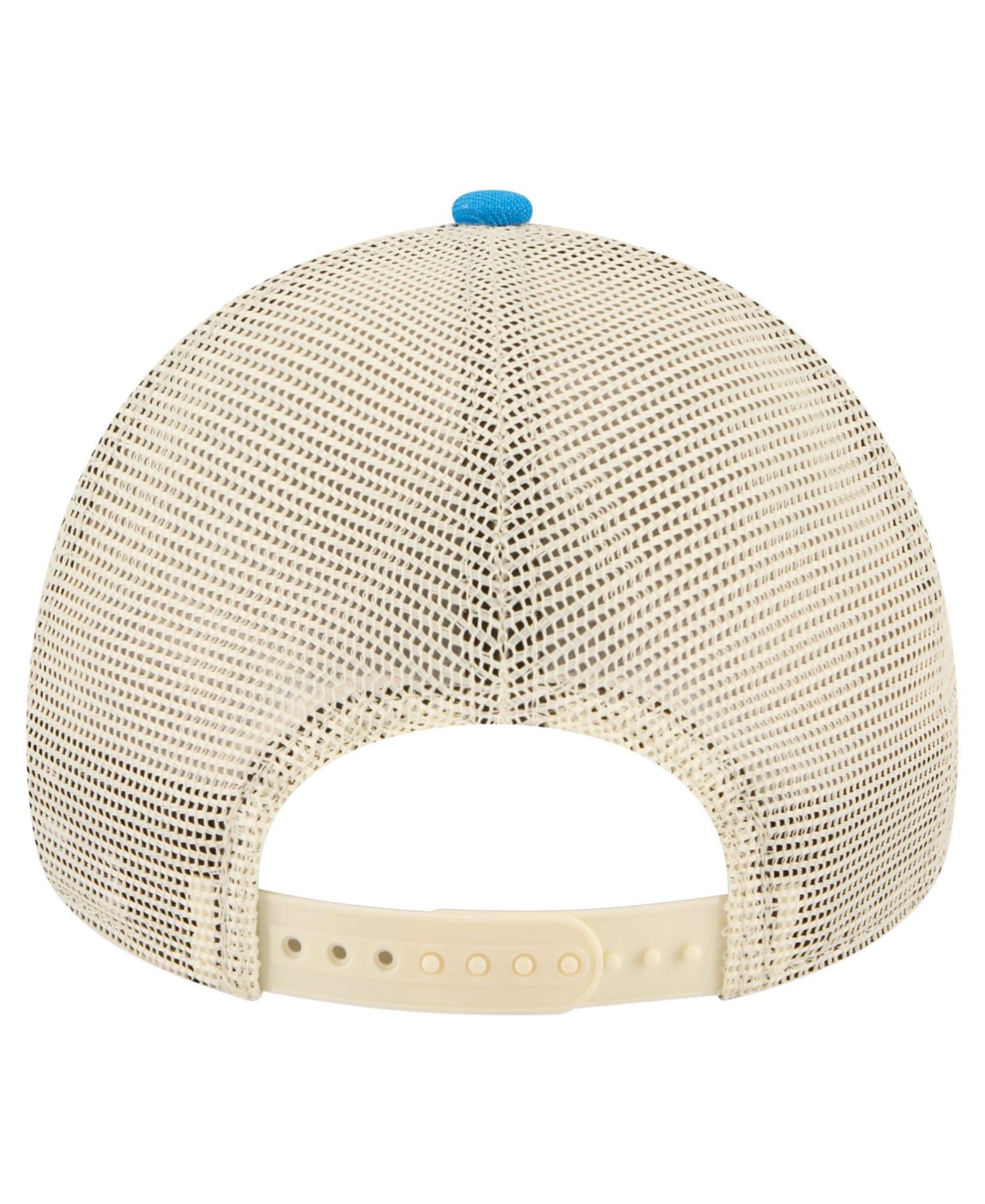 Men's Blue Connor Zilisch Trackhouse Driver Number A-Frame 9FORTY Trucker Rope Adjustable Hat