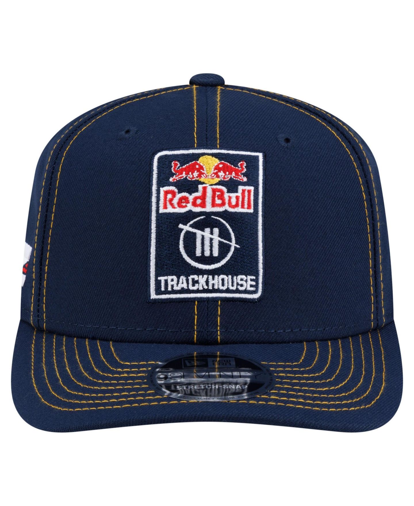 Мужская кепка New Era Navy Connor Zilisch Trackhouse Driver Firesuit 9SEVENTY Adjustable Hat — фото 2