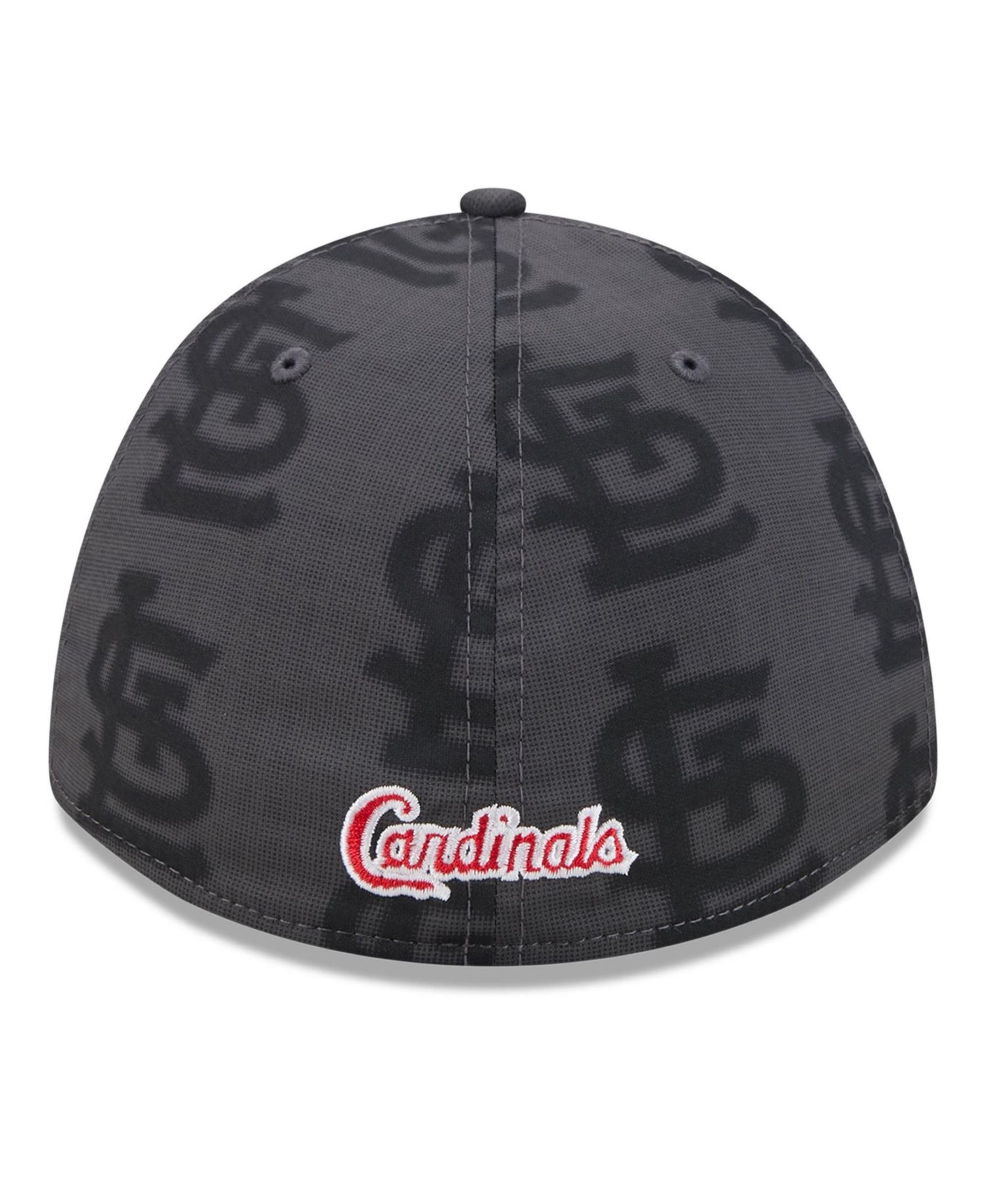 Men's Gray St. Louis Cardinals Halftone 39THIRTY Flex Hat