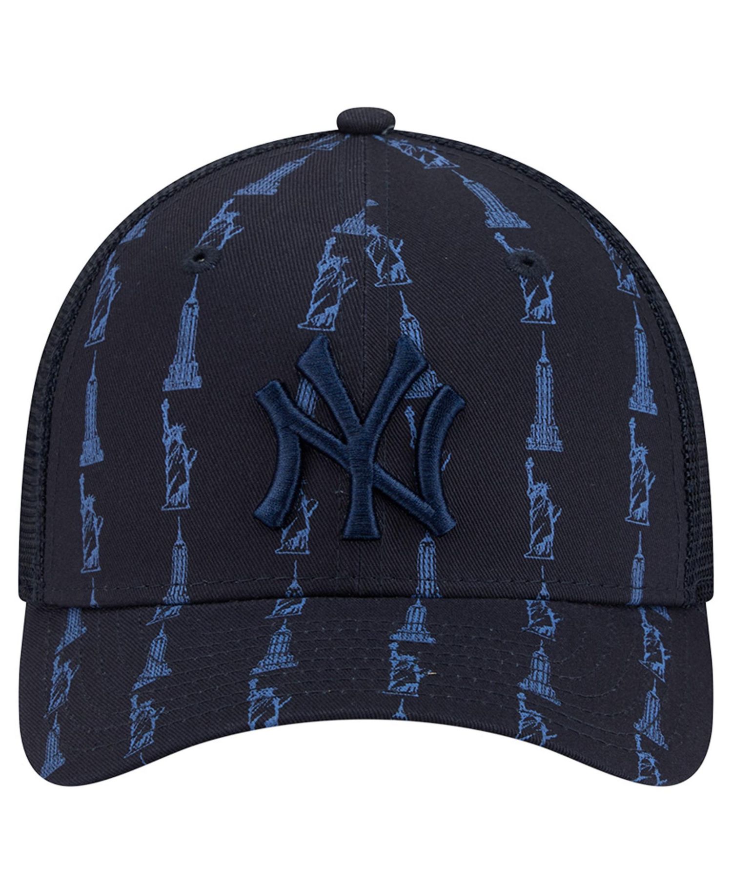 Men's Navy New York Yankees Tonal Icon 9FORTY M-Crown Adjustable Trucker Hat