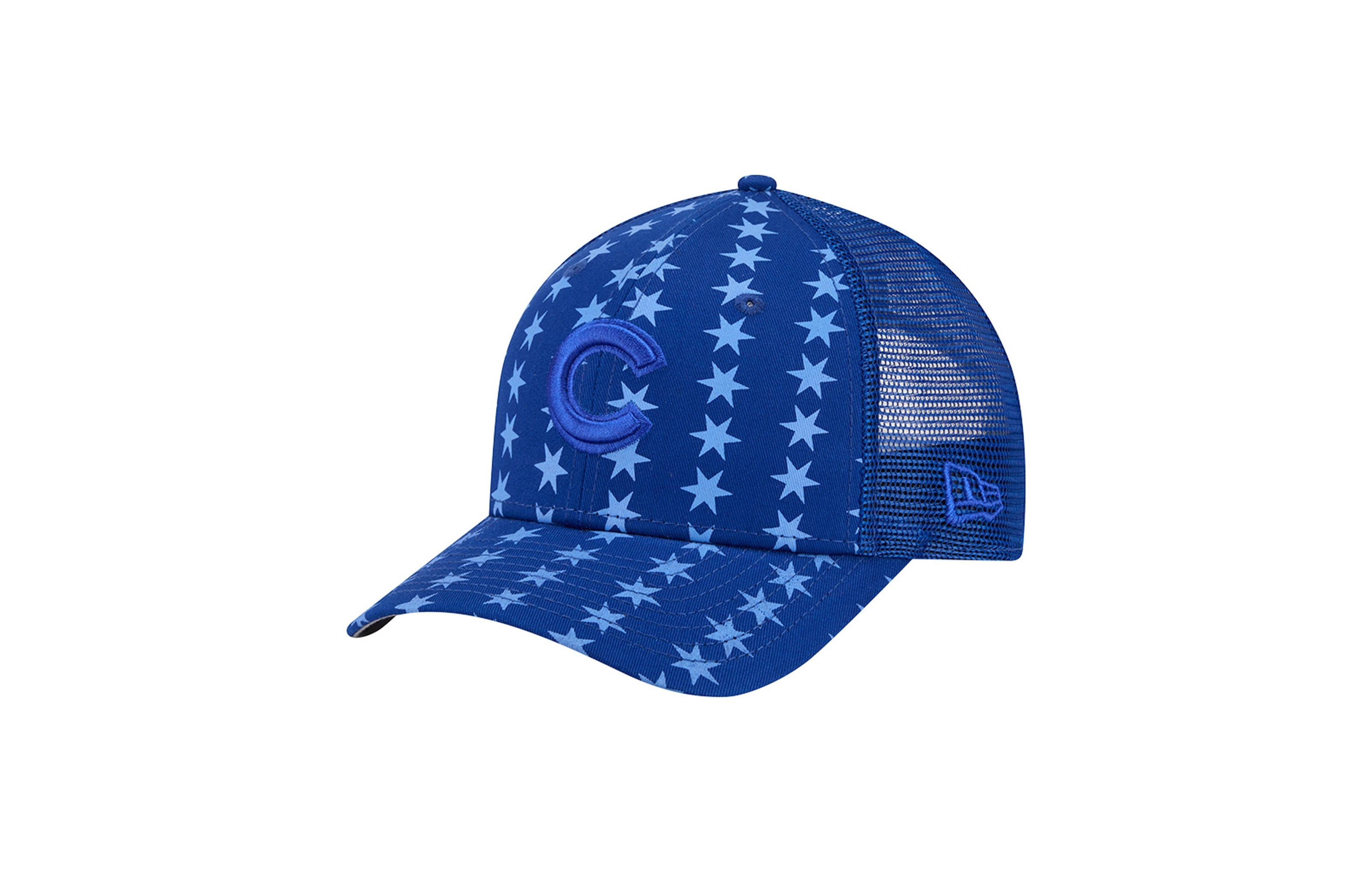 New Era Men's Chicago Cubs 9FORTY M-Crown Tonal Icon Adjustable Trucker Hat