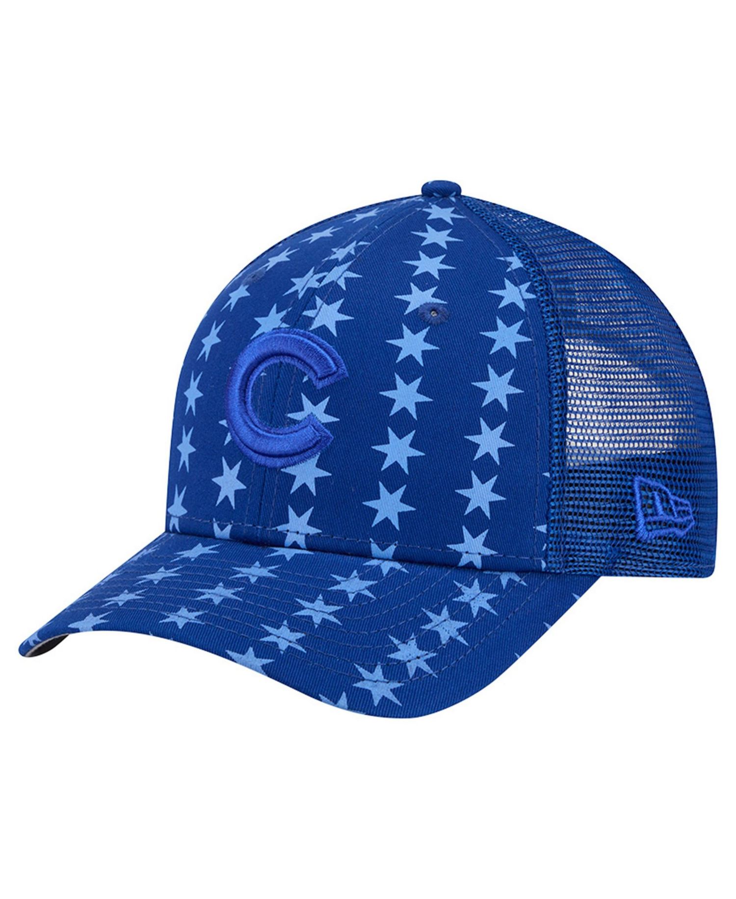 Men's Blue Chicago Cubs Tonal Icon 9FORTY M-Crown Adjustable Trucker Hat