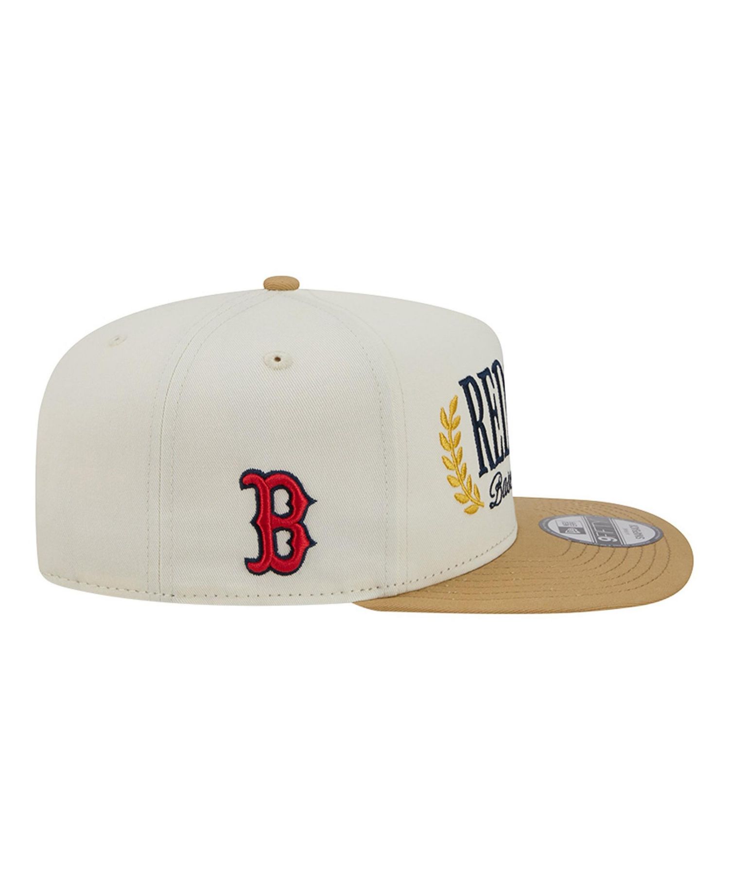 Men's Cream Boston Red Sox Club 9FIFTY A-Frame Snapback Hat