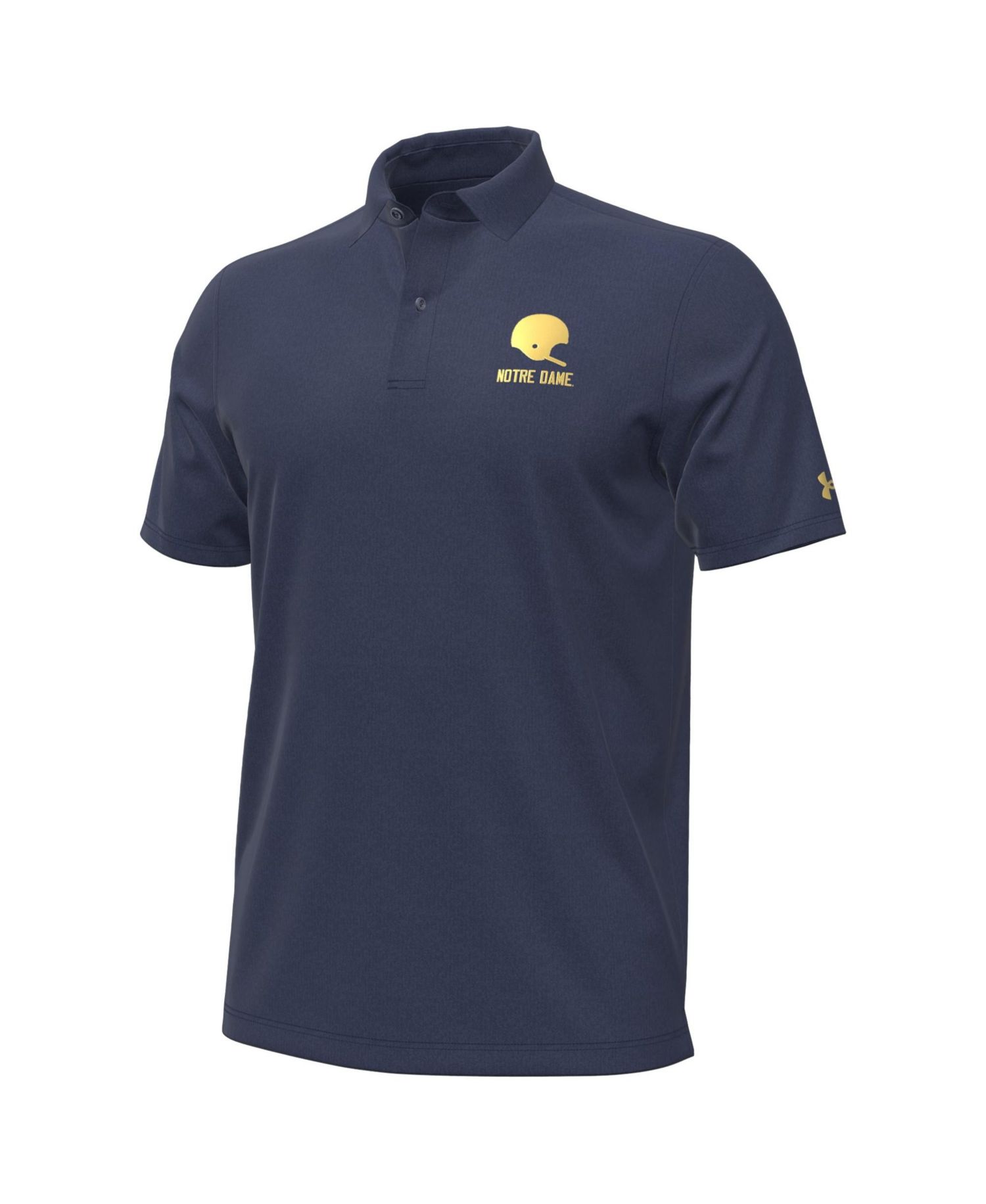 Men's Washed Navy Notre Dame Fighting Irish 2026 Shamrock Series Performance Playoff Polo