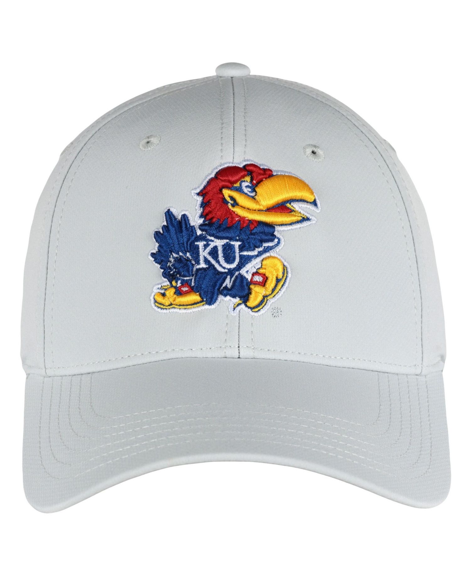 Men's Stone Kansas Jayhawks Stratus AeroSphere Adjustable Hat