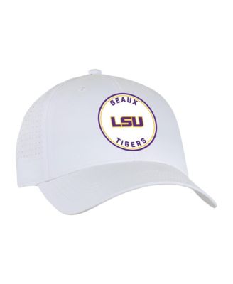 Men's and Women's White LSU Tigers Brezo Adjustable Hat