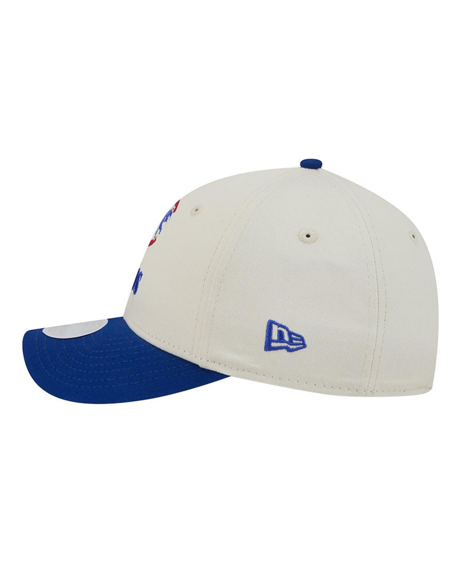 Women's Cream/Royal Chicago Cubs Primary 9FORTY M-Crown Adjustable Hat