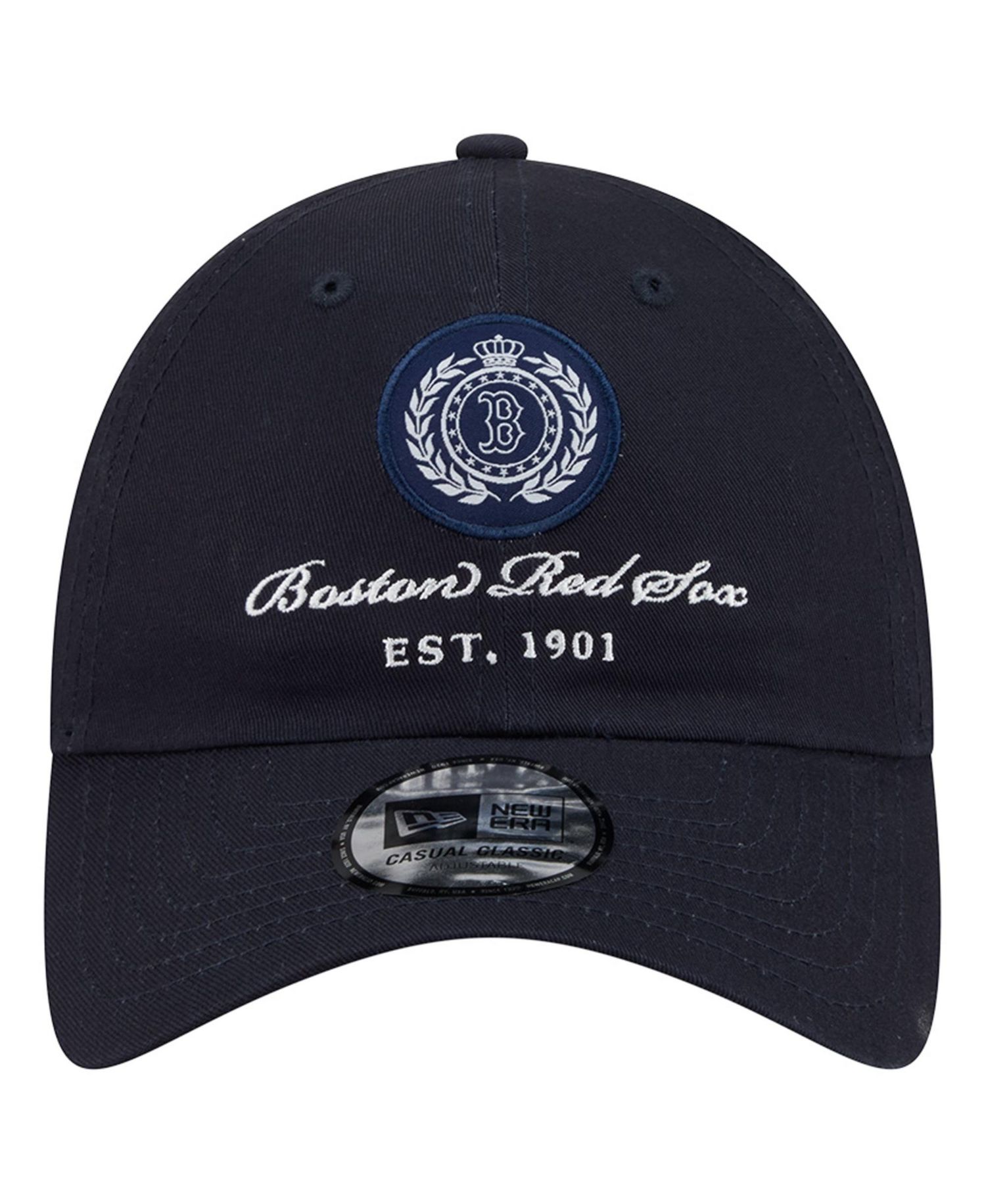 Women's Navy Boston Red Sox Script Patch Casual Classic Adjustable Hat