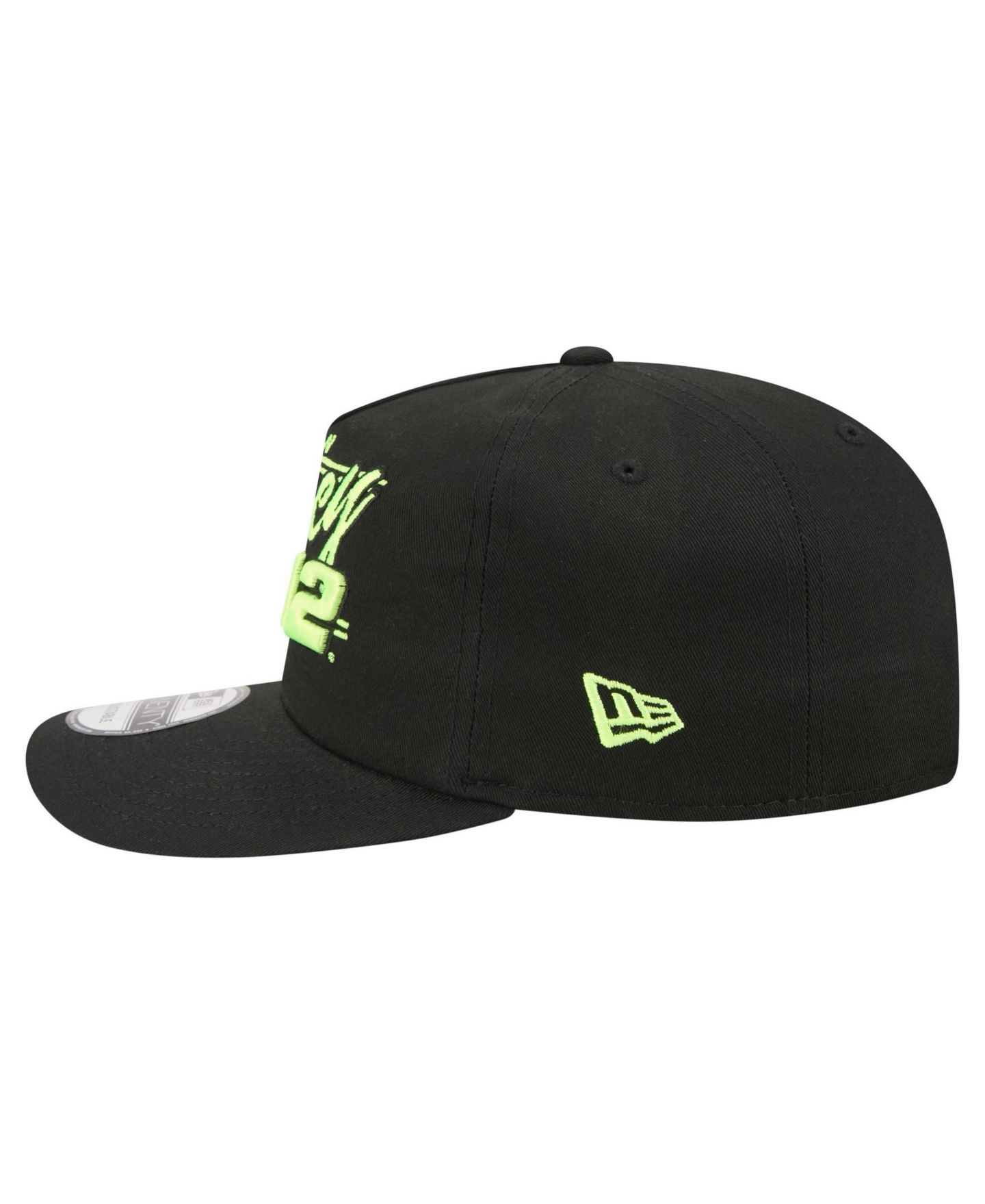 Мужская кепка New Era Black Ryan Blaney Driver Script 19TWENTY Adjustable Hat — фото 6