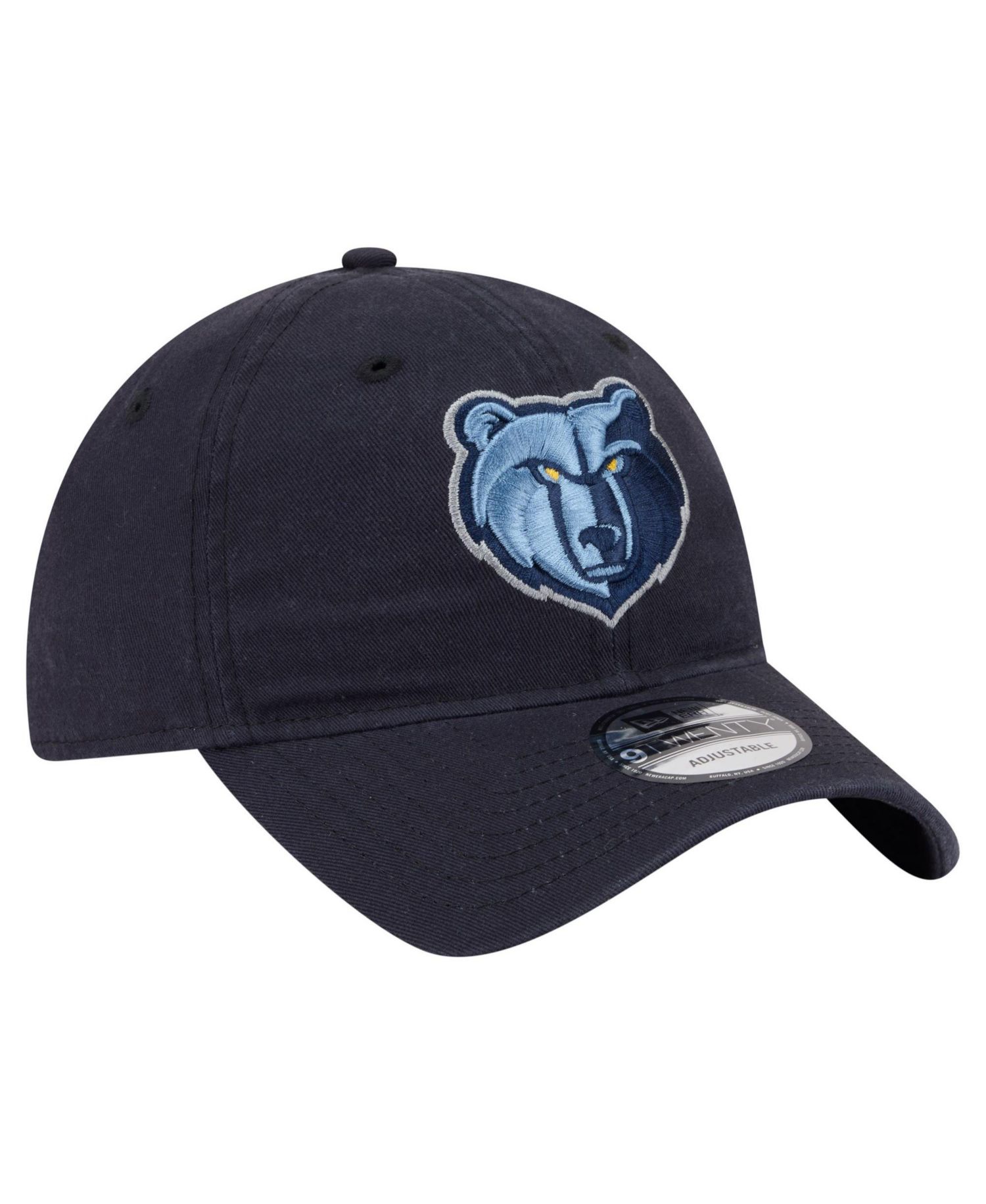 Men's Navy Memphis Grizzlies Team 9TWENTY Adjustable Hat