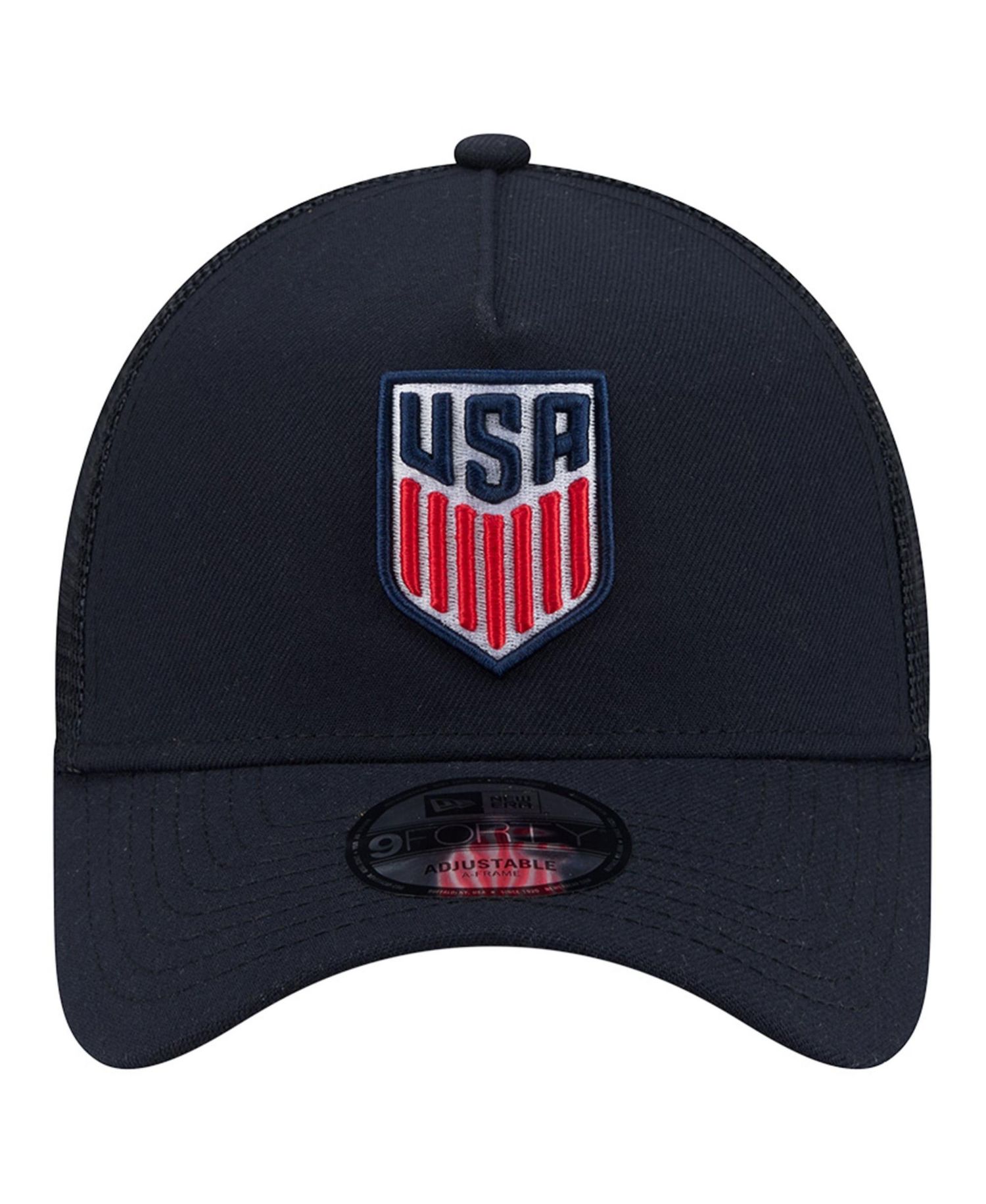 Men's Navy USMNT A-Frame 9FORTY Adjustable Hat
