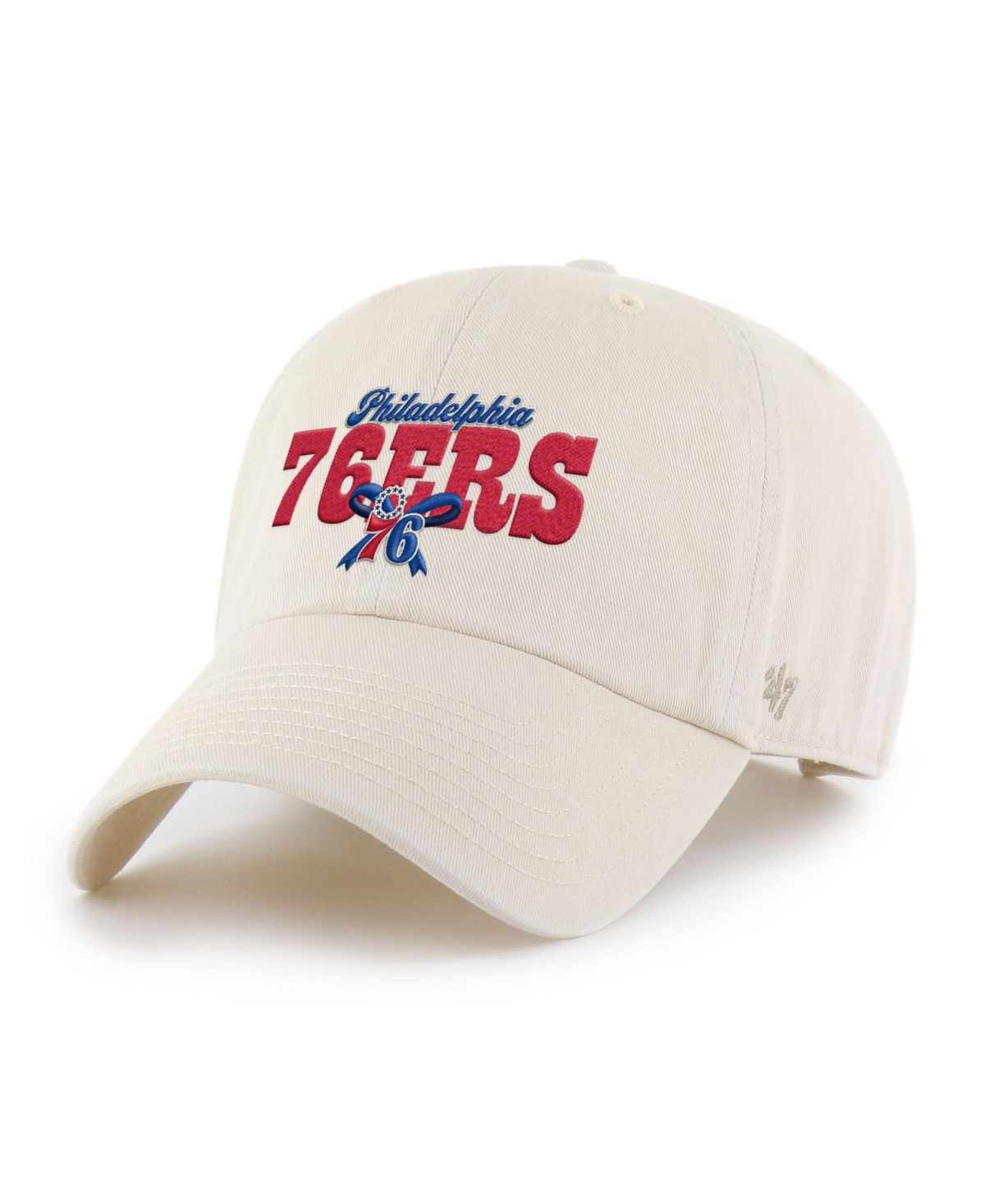 '47 Brand Philadelphia 76ers Bow Stack Adjustable Baseball Cap