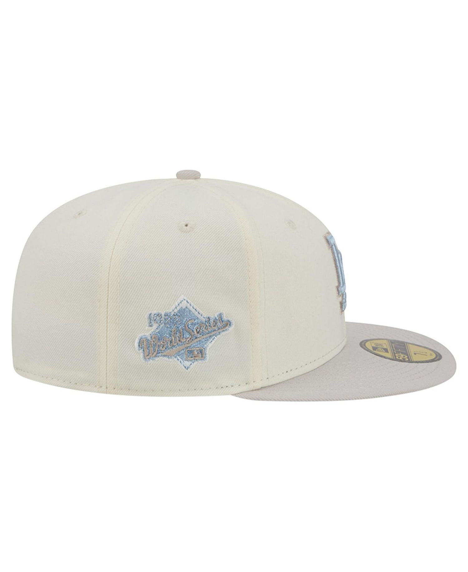 Men's Natural Los Angeles Dodgers Crisp Equinox World Series 59FIFTY Fitted Hat