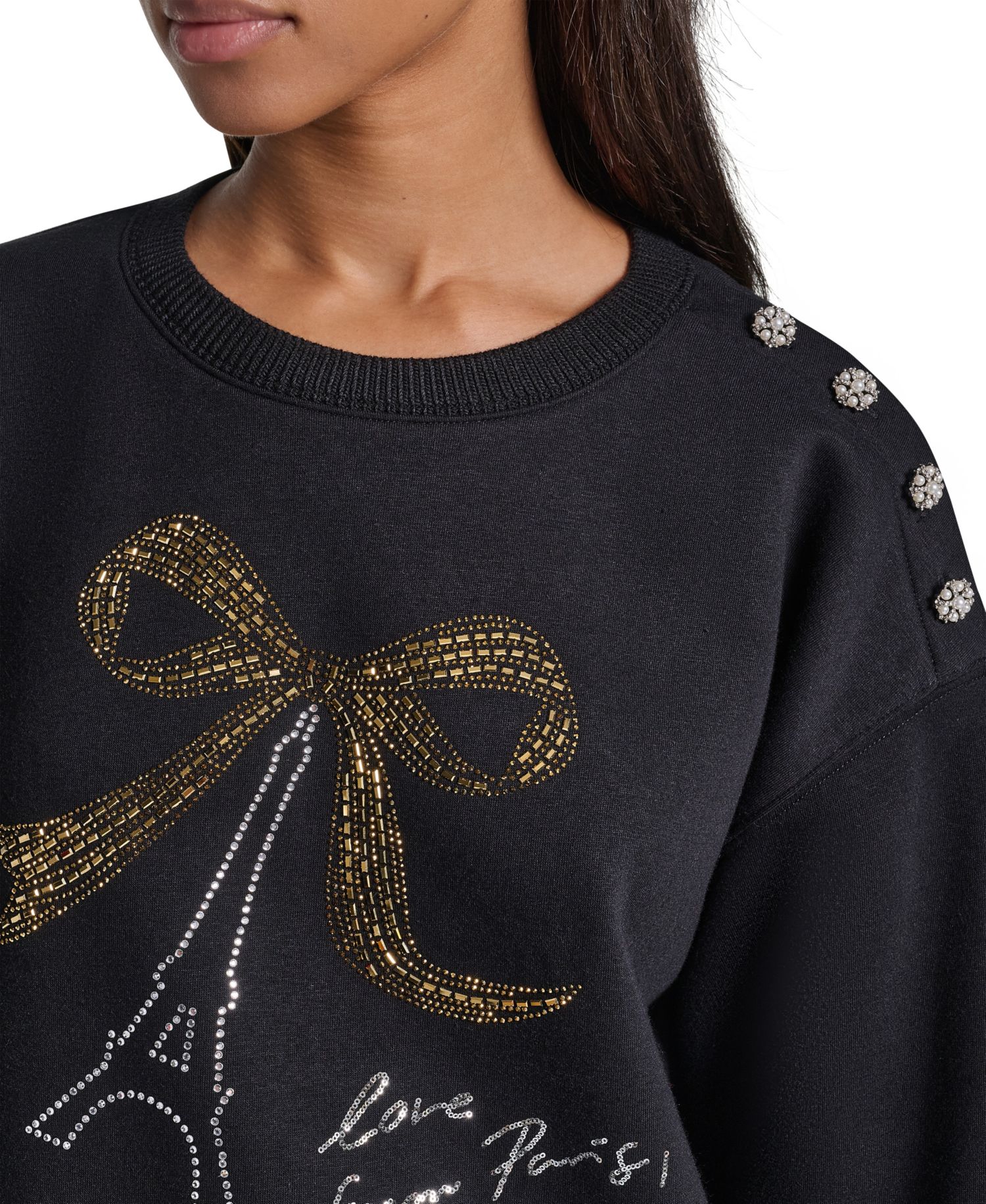 Women's Graphic Crewneck Pullover Sweatshirt