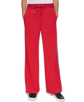 Women's Scuba Logo-Tape Wide-Leg Jogger
