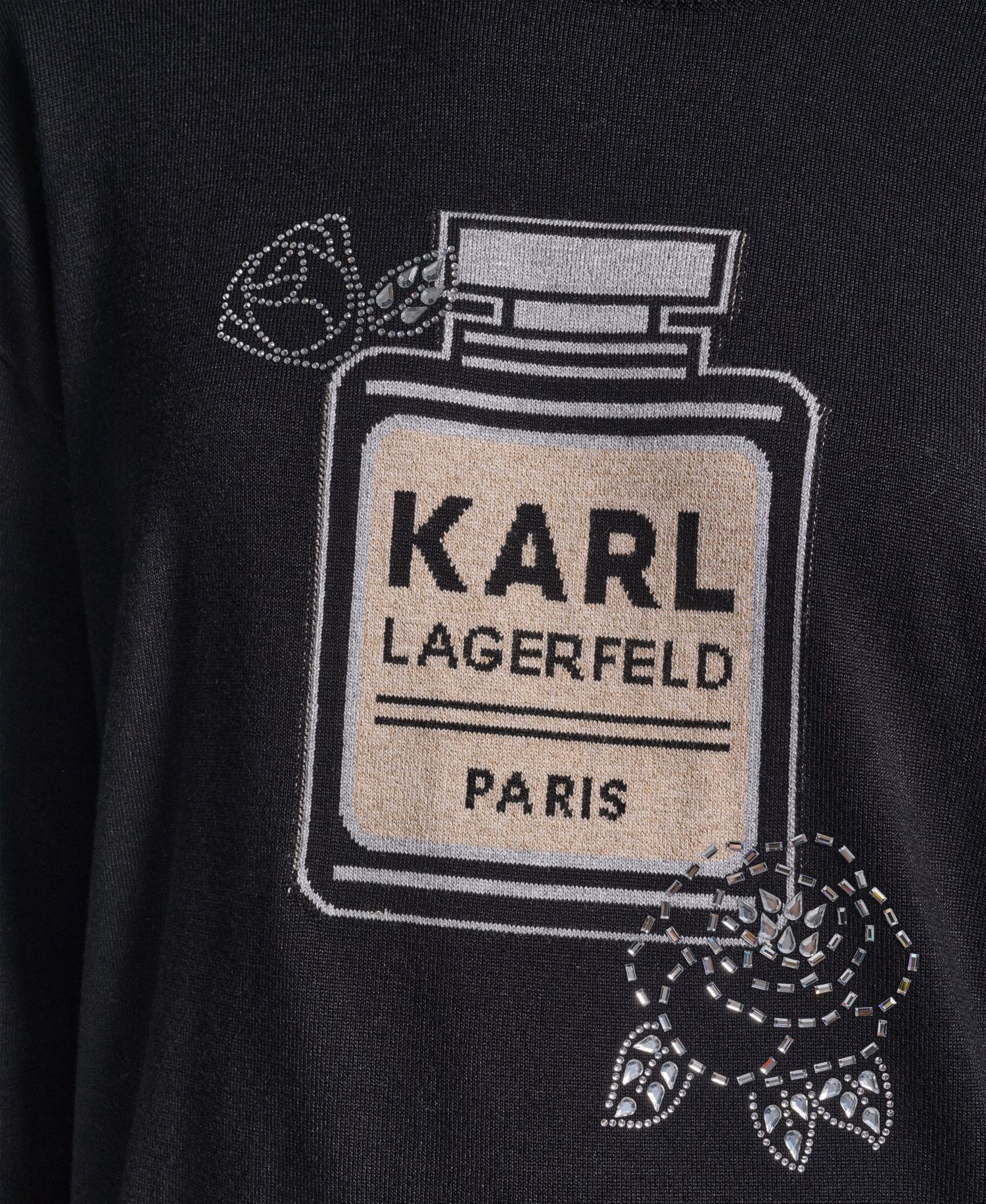 Women's Perfume Logo Loose-Fit Sweater