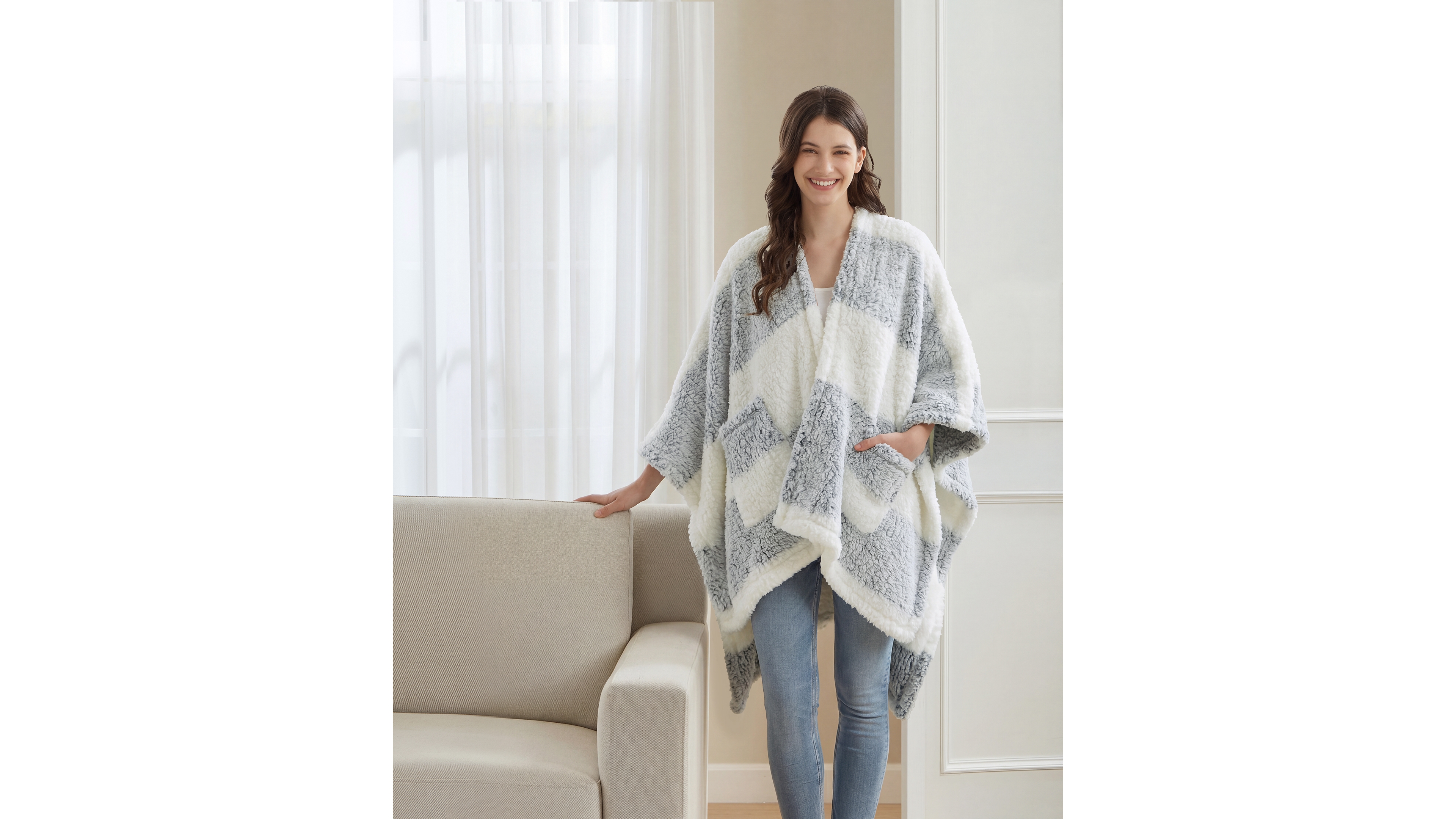 Premier Comfort Cozy Sherpa Wrap, 50" x 60"