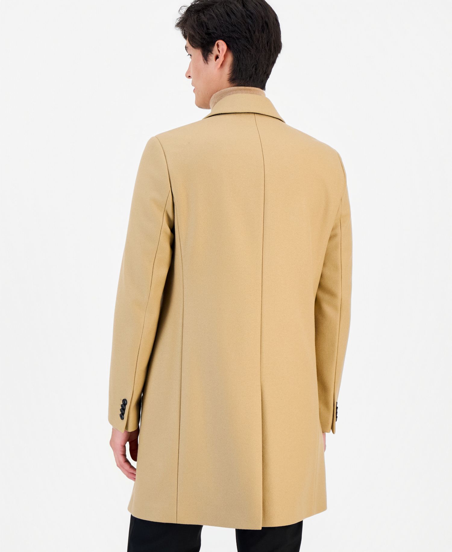 Men's Regular-Fit Cashmere Overcoat