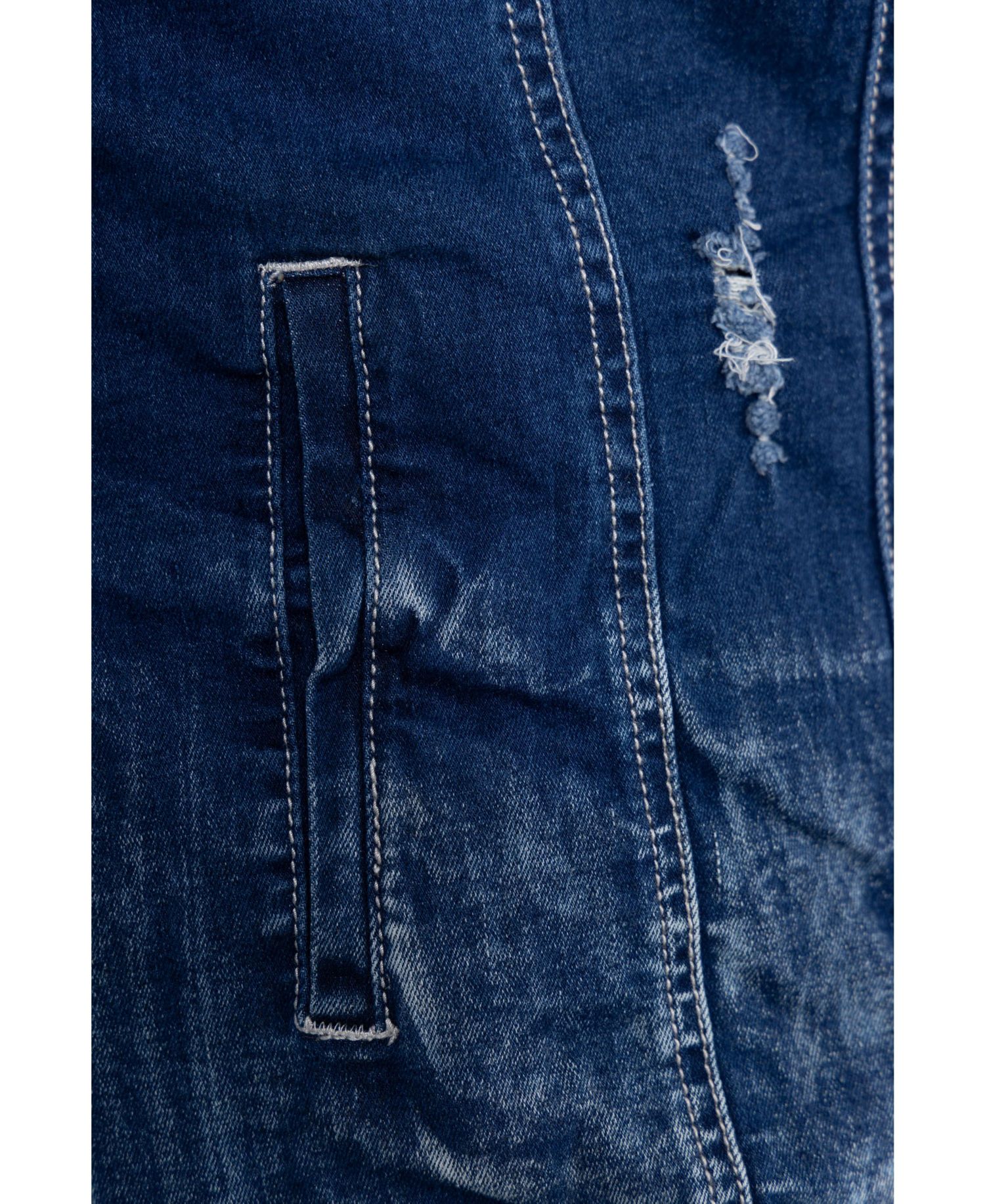 RAW X Men's Flex Distressed Denim Jacket