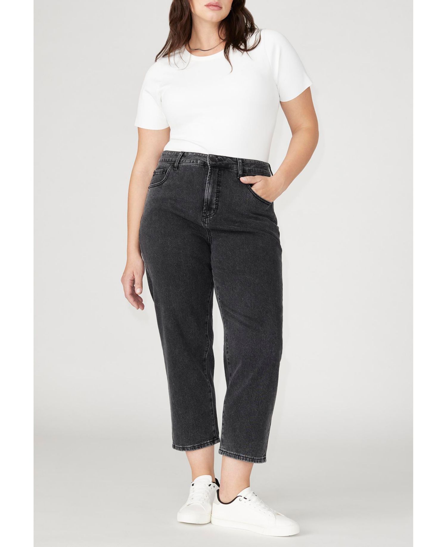 Women's The Naomi Comfort Stretch Straight Leg Jean Crop