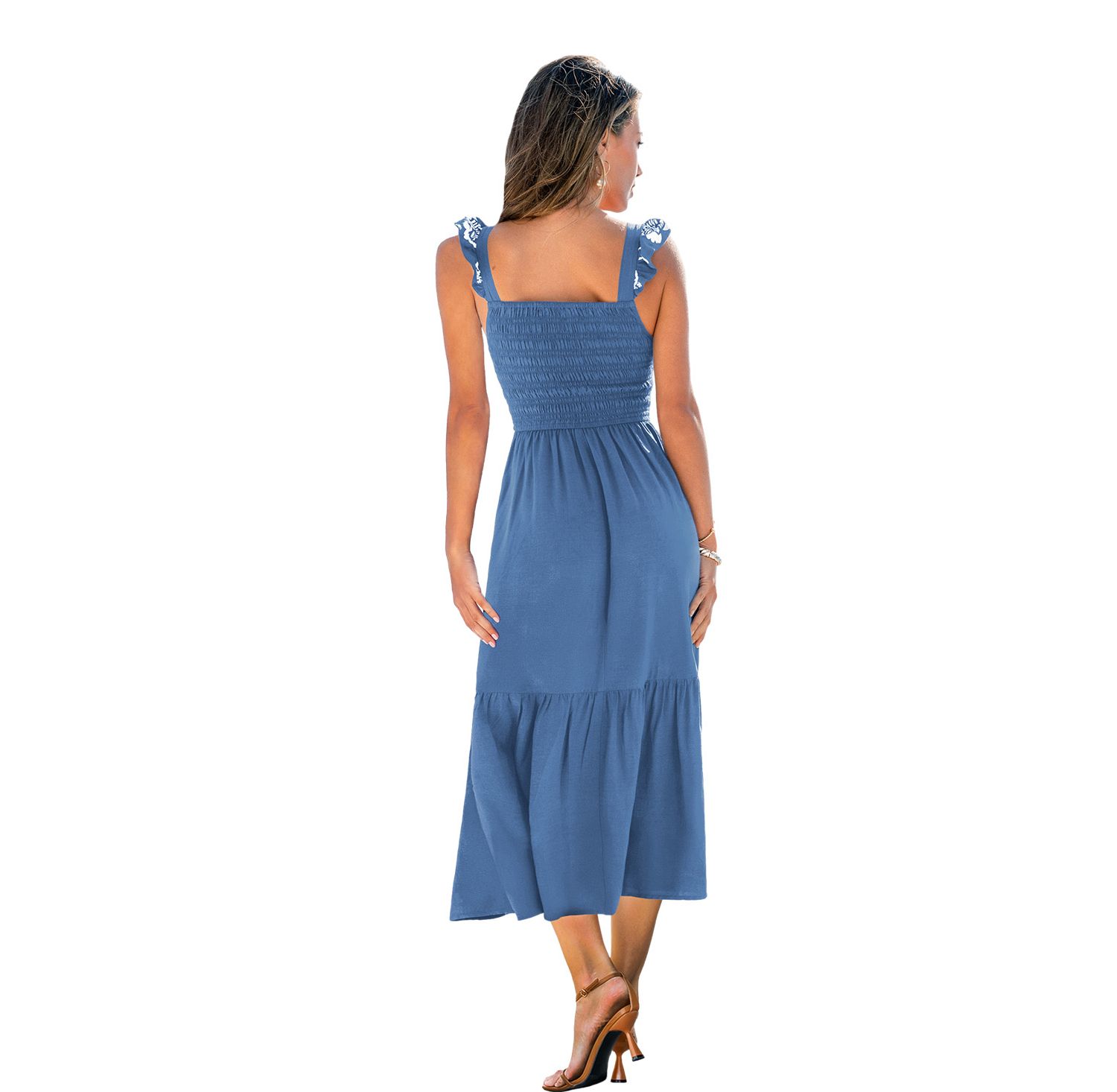 Women's Peak Season Floral Maxi Beach Dress