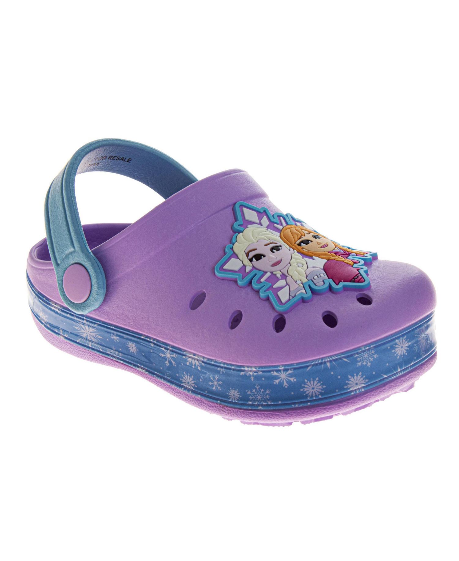 Toddler Girls' and Girls' Frozen Elsa and Anna Shimmering Snowflake Clogs