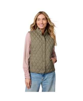 Women's Cirrus Diamond Quilted Button Down Vest