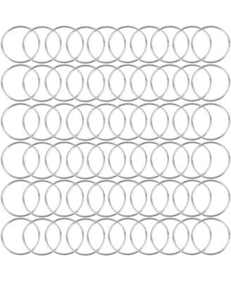 80 Pieces Metal Craft Hoops Rings for DIY Home Decor Wall Hanging Wreath Dream Catcher