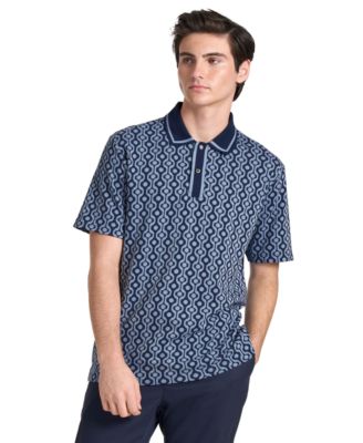 Men's Fulham Jacquard Classic-Fit Polo Shirt