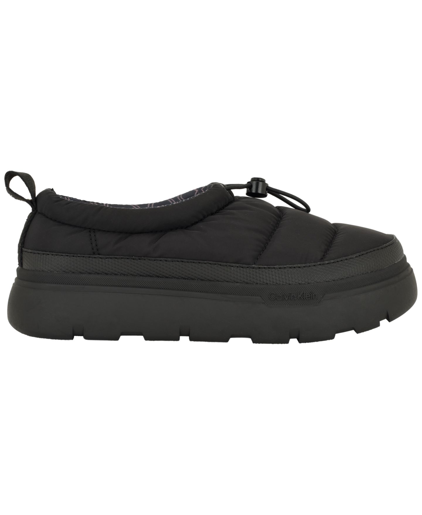 Обувь Calvin Klein Women's Kemi Quilted Puffer Slip-On, цвет: Чёрный — фото 2