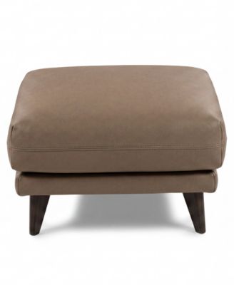 Beatrice 28" Leather Ottoman