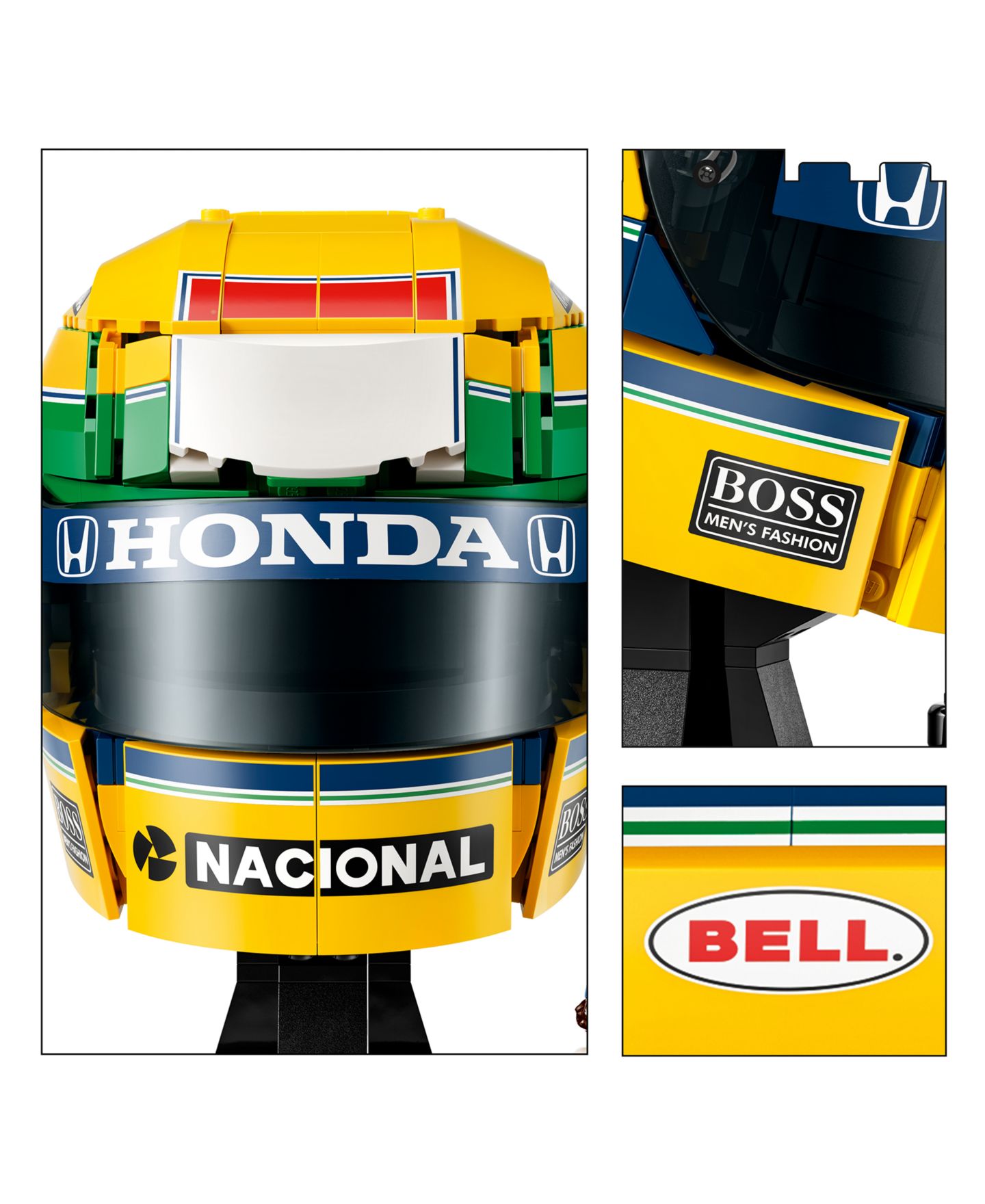 Детский конструктор LEGO® Editions Ayrton Senna Helmet 43024 931-Piece Building Set, Ages 14+ — фото 2