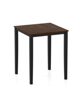 30-Inch Square Dining Table with a Solid Wood Frame