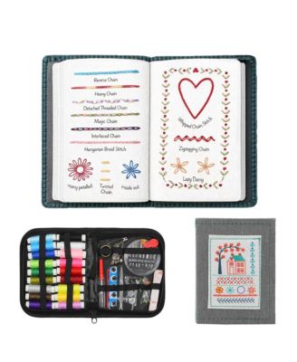 Upgraded Embroidery Book Kit 106 Patterns 86 Tools Tutorials Beginner Portable All In One Hand Craft Kit