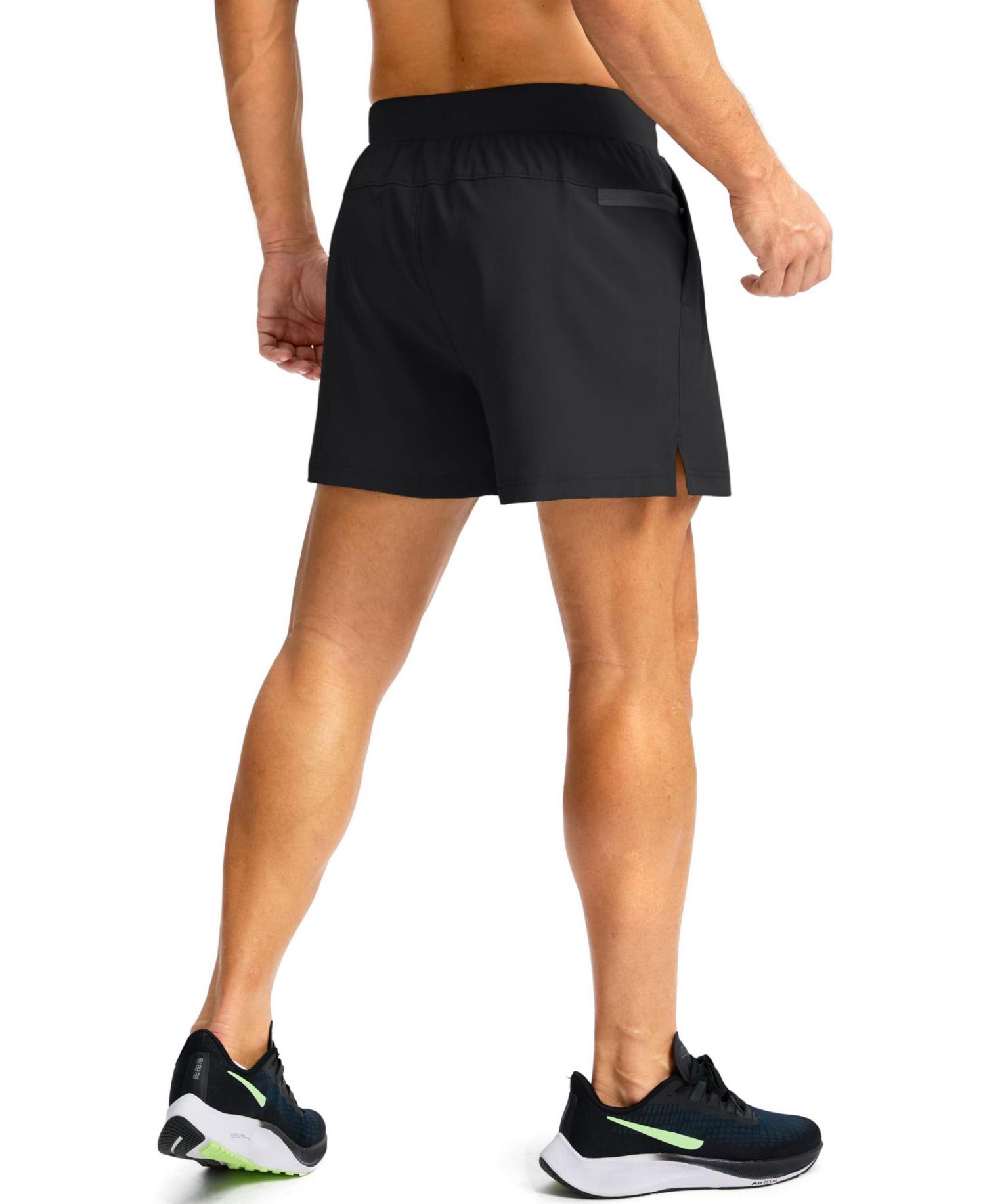 Men's Athletic Zipper-Pocket Shorts, 7" Inseam