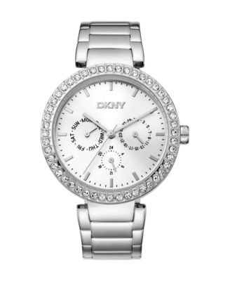 Women's Quartz Evening Silver Stainless Steel Bracelet Watch, 40mm