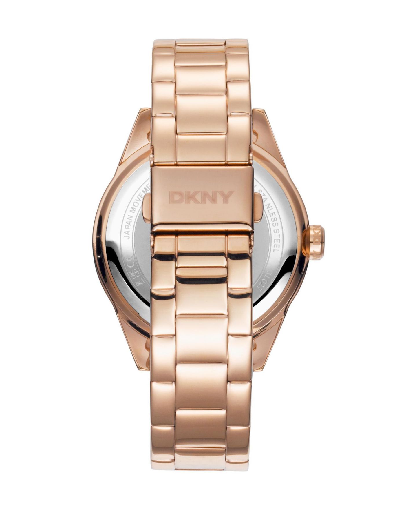 Женские часы DKNY Quartz Nolita Multi Glitz Stainless Steel Bracelet Watch, 40mm, цвет: Розовый — фото 3