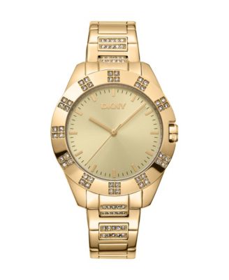 Women's Evening Quartz Gold-Tone Stainless Steel Bracelet Watch, 36mm