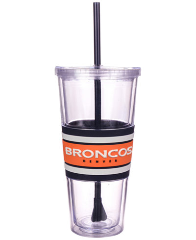 Boelter Brands Denver Broncos 22 oz. Hyped Straw Tumbler