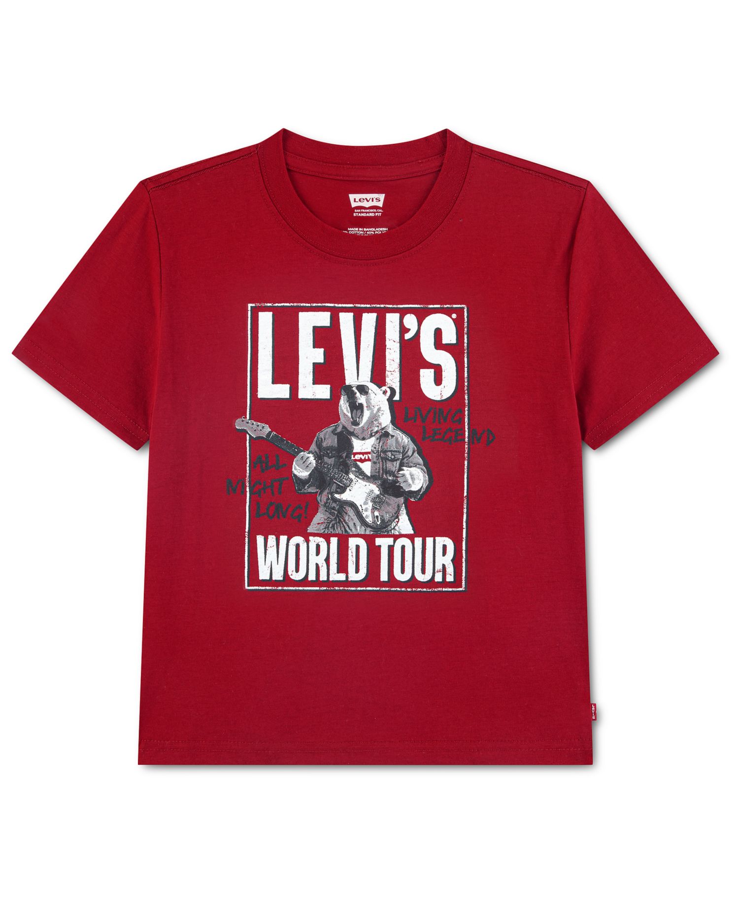 Boys' 4-7 Polar Bear Tour Graphic-Print T-Shirt