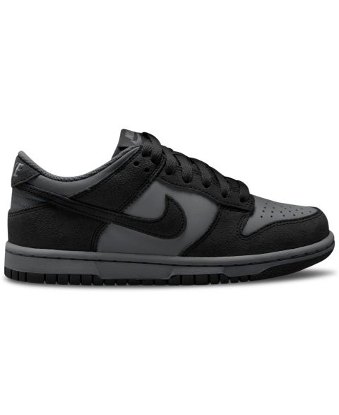 Детские кроссовки Nike Dunk Low Retro, цвет: Серый / Чёрный
