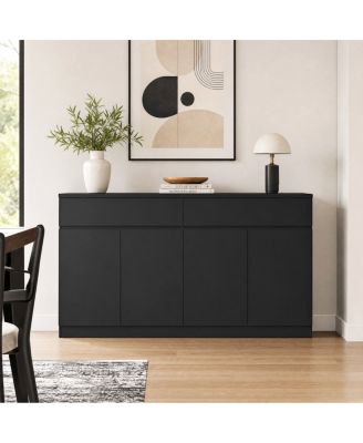 Sideboard Buffet Cabinet with 2 Drawers and 4 Doors