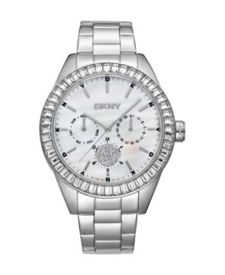 Women's Quartz Water-Resistant Evening Stainless Steel Bracelet Watch, 40mm