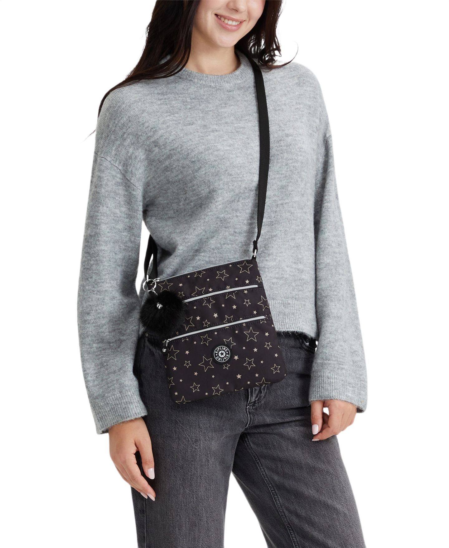 Женская сумка Kipling Keiko Mini Crossbody Handbag, цвет: Gifting Stars — фото 5